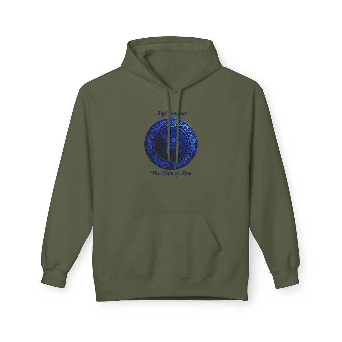 Aegishjalmur The Helm of Awe and Terror –Viking symbol of protection-  Hoodie —