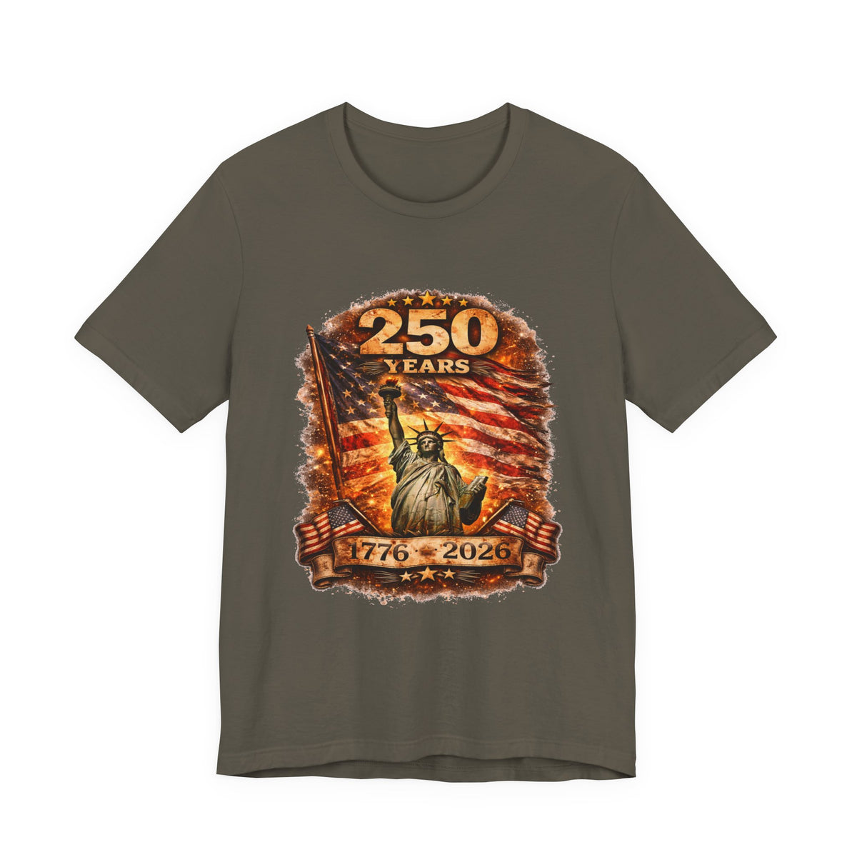 250 Years Statue of Liberty Tee — 1776–2026 Patriotic Anniversary Shirt
