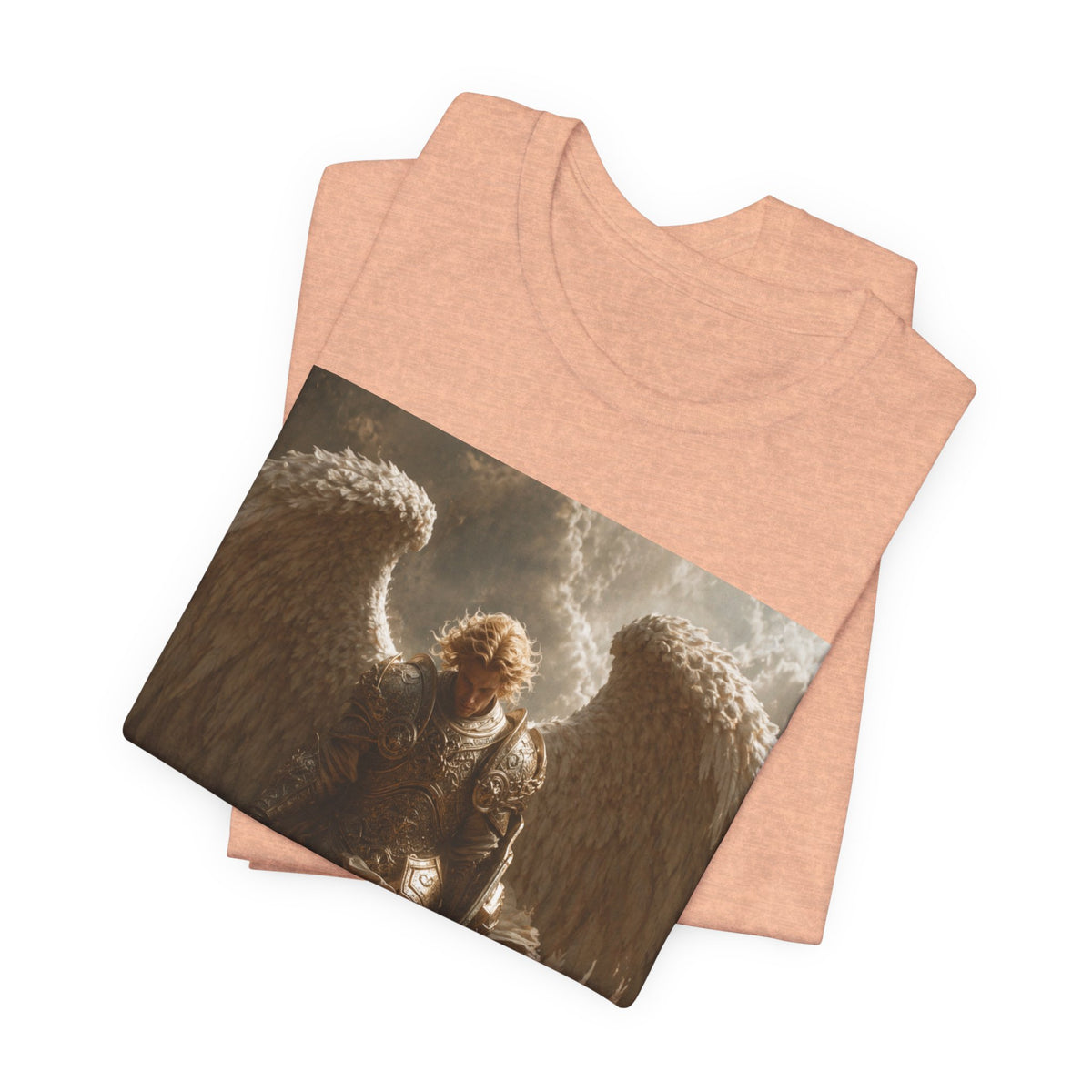 Angel Warrior T‑Shirt — Dramatic Winged Guardian Graphic Tee