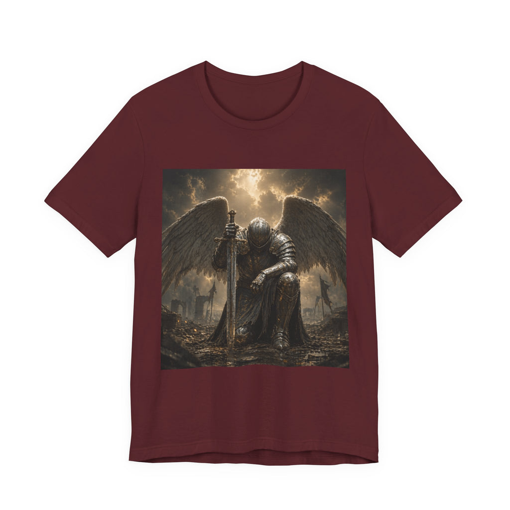 Angel Knight T-Shirt — Gothic Dark  Armor Tee