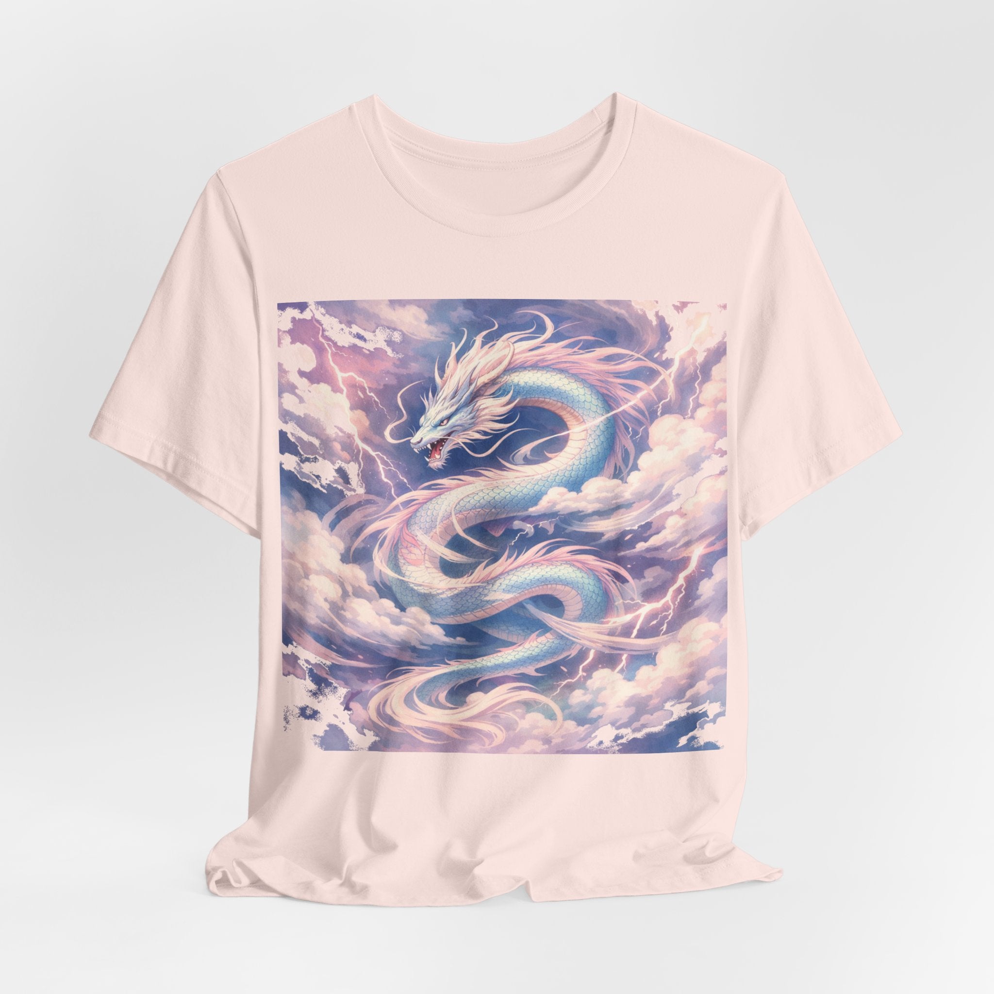 Pastel Sky Dragon T-Shirt — Ethereal Dragon Graphic Tee