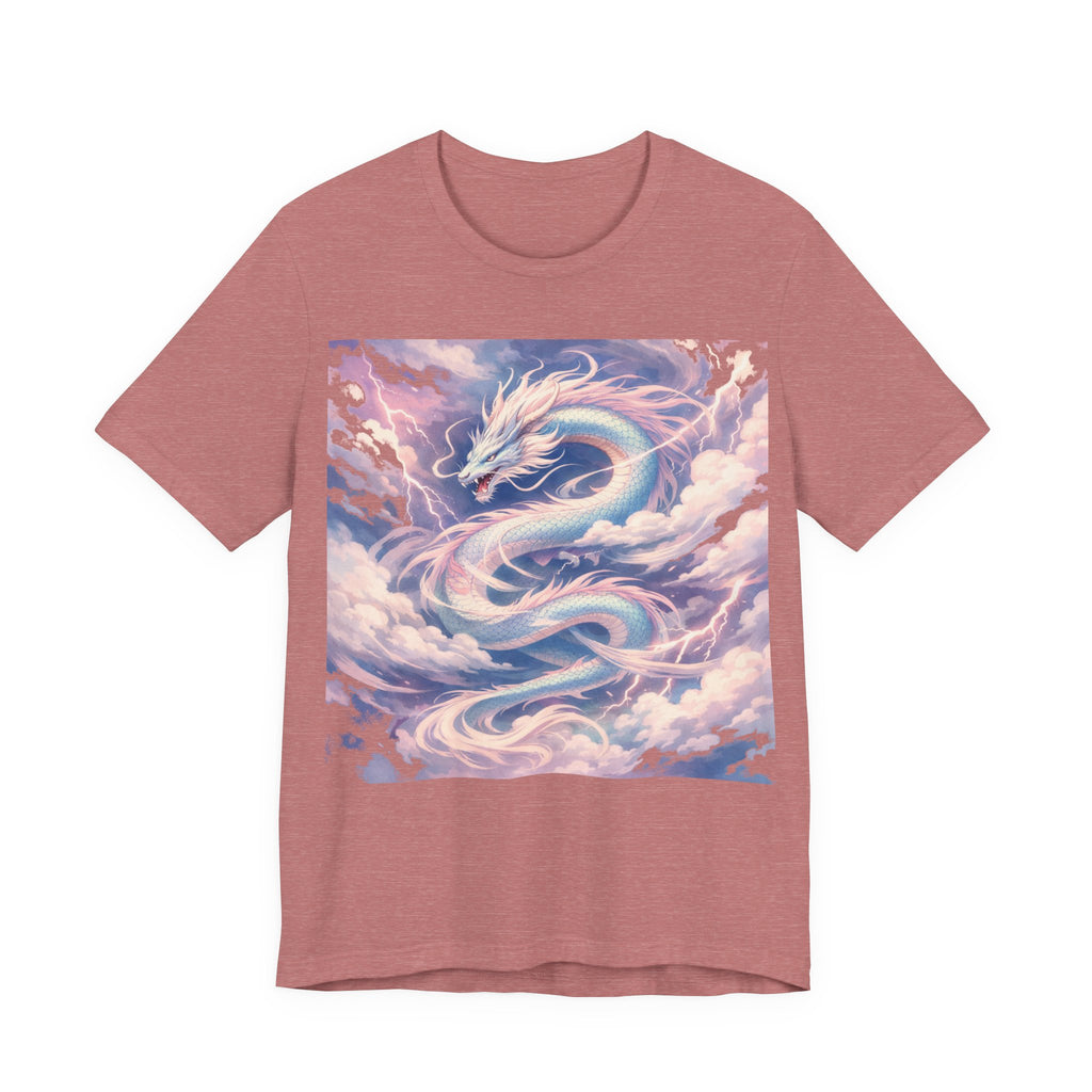 Pastel Sky Dragon T-Shirt — Ethereal Dragon Graphic Tee