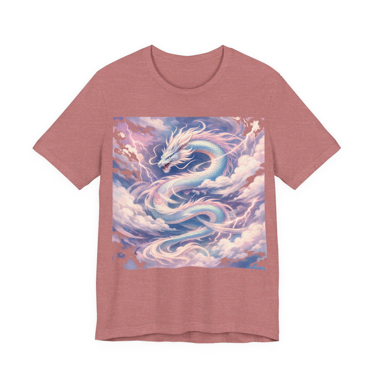 Pastel Sky Dragon T-Shirt — Ethereal Dragon Graphic Tee