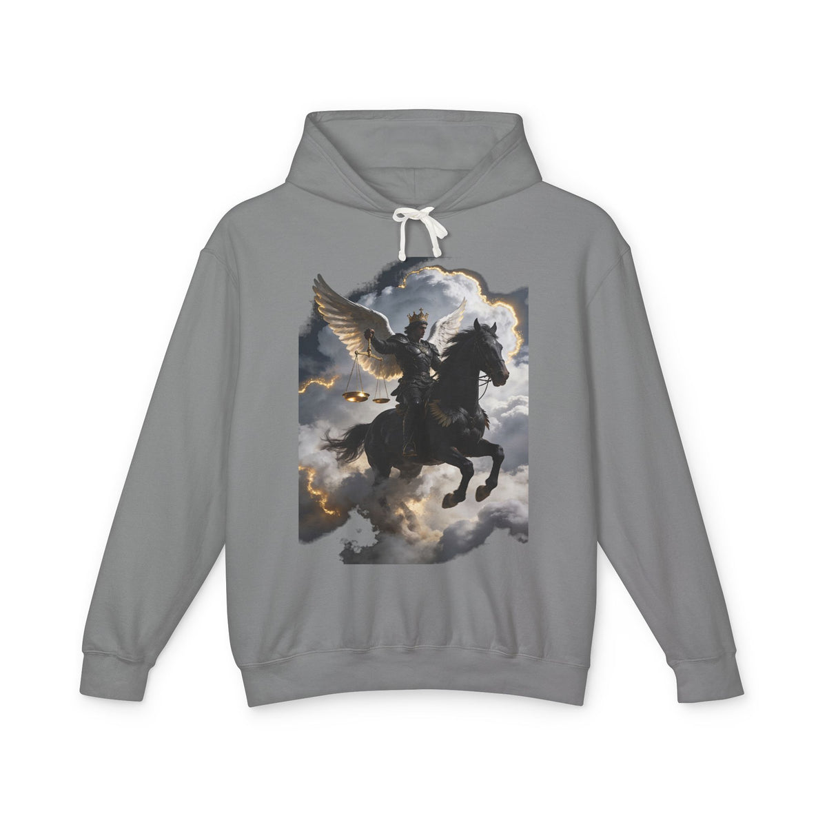 The black horse from Revelation 6:5-6-hoodie!