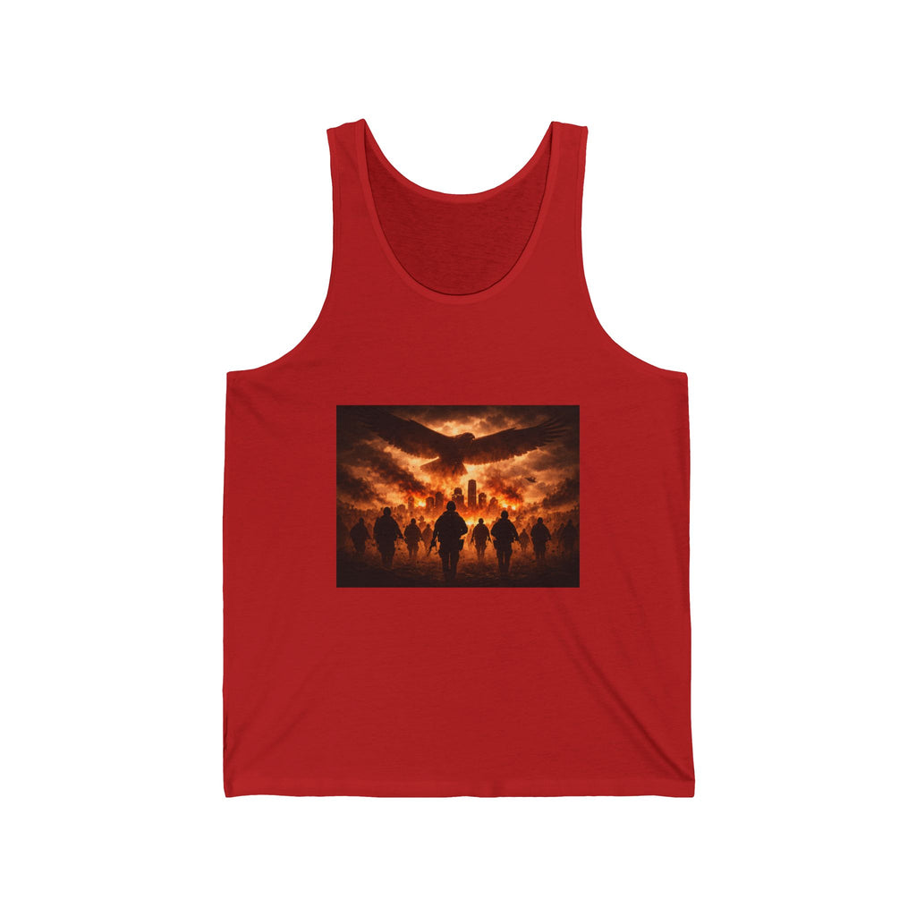Apocalyptic Riders Tank Top – Sunset Horsemen Graphic Vest