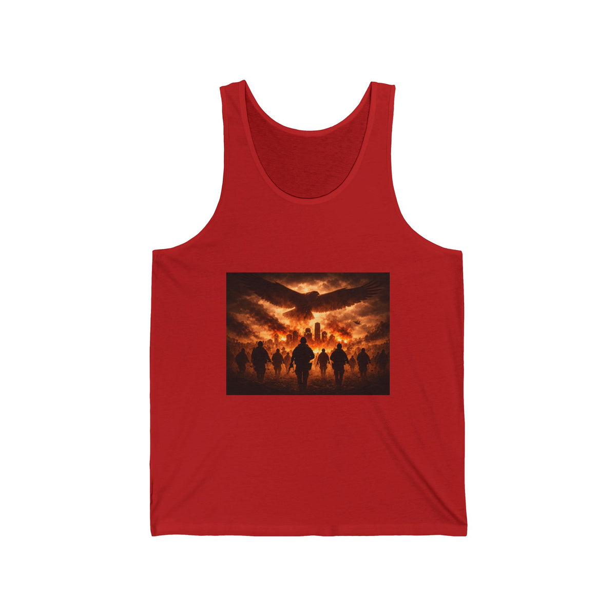 Apocalyptic Riders Tank Top – Sunset Horsemen Graphic Vest