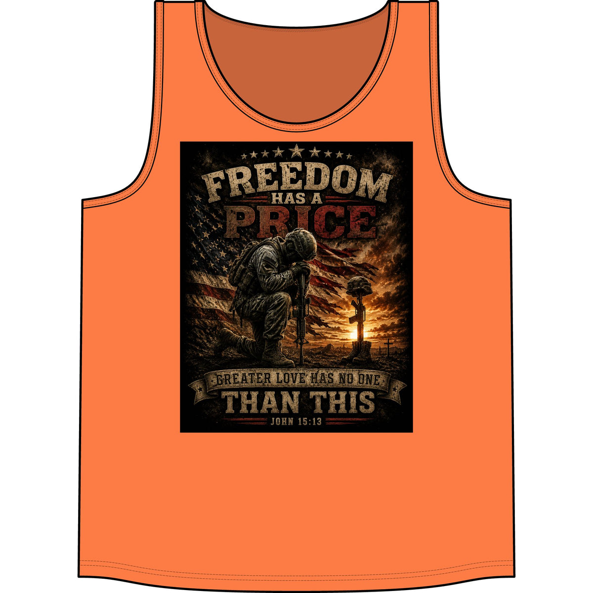 Freedom Has a Price Tank Top — Patriotic Military Memorial Tank