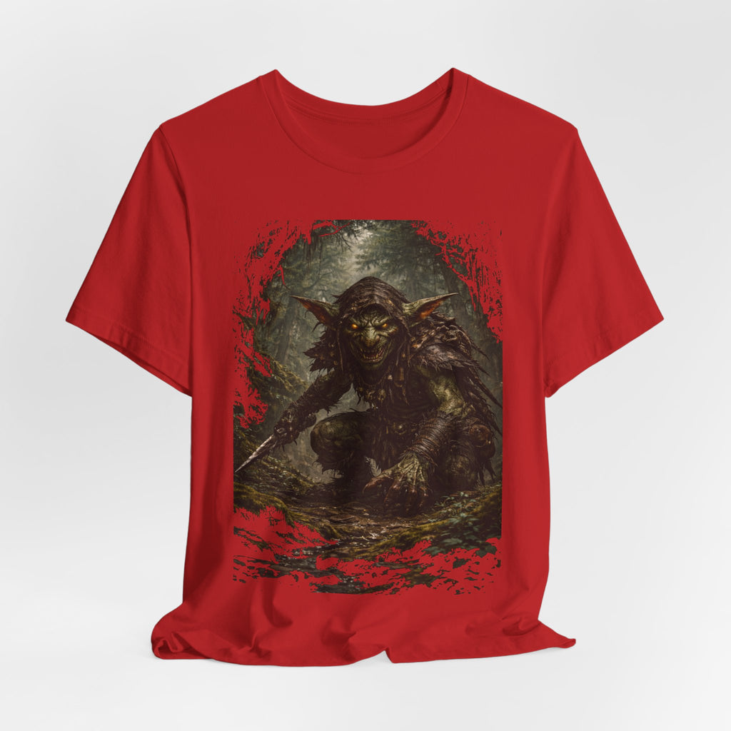 Goblin Warrior Graphic Tee — Dark Fantasy Monster T‑Shirt