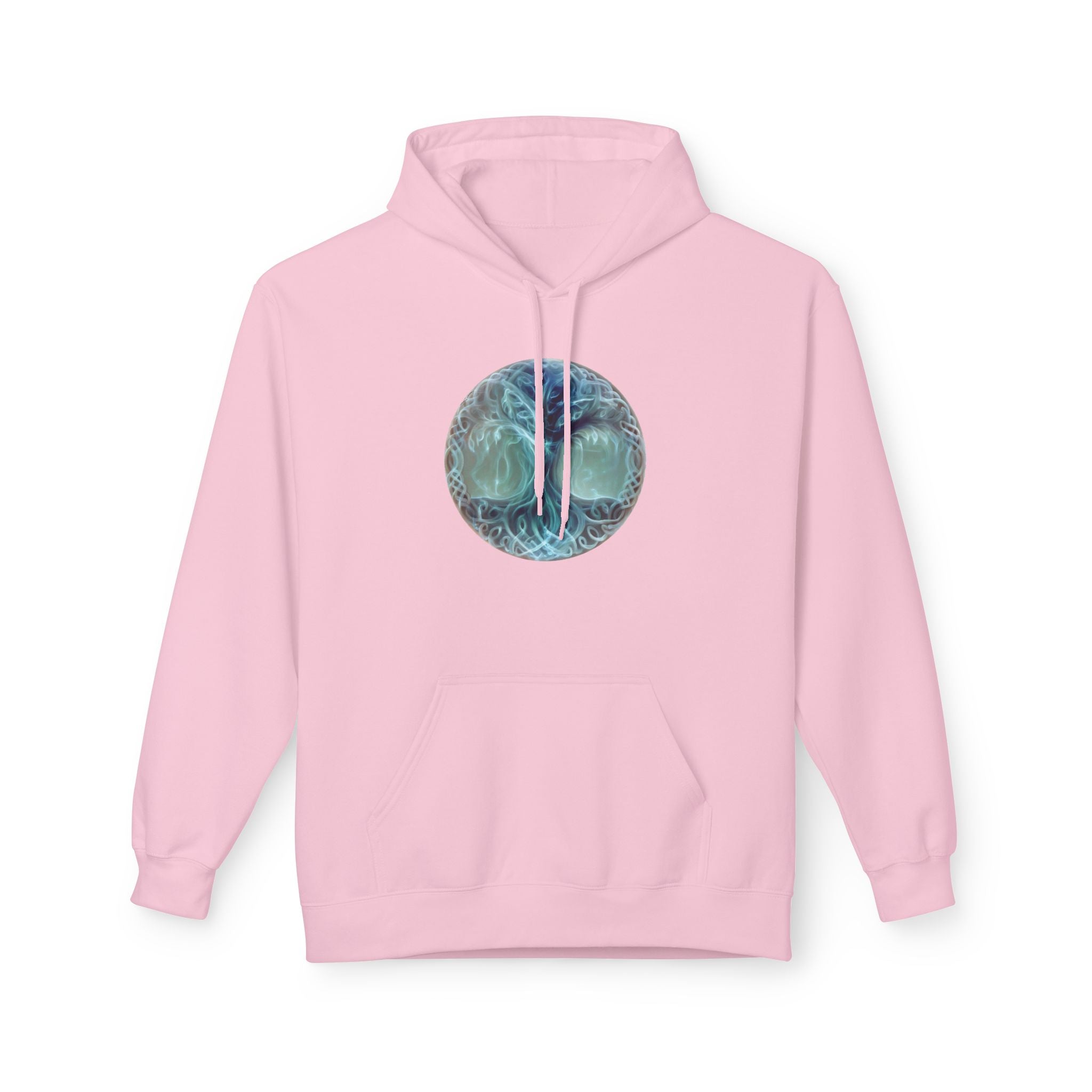 Yggdrasil tree of life-Cotton Hoodie — Ethereal Sea Skull Graphic Hoodie