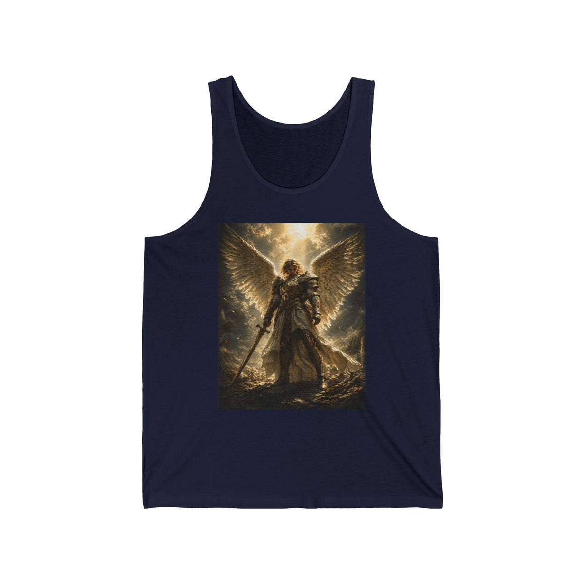 Archangel Graphic Tank Top — Angel Wings Spiritual Art Tank