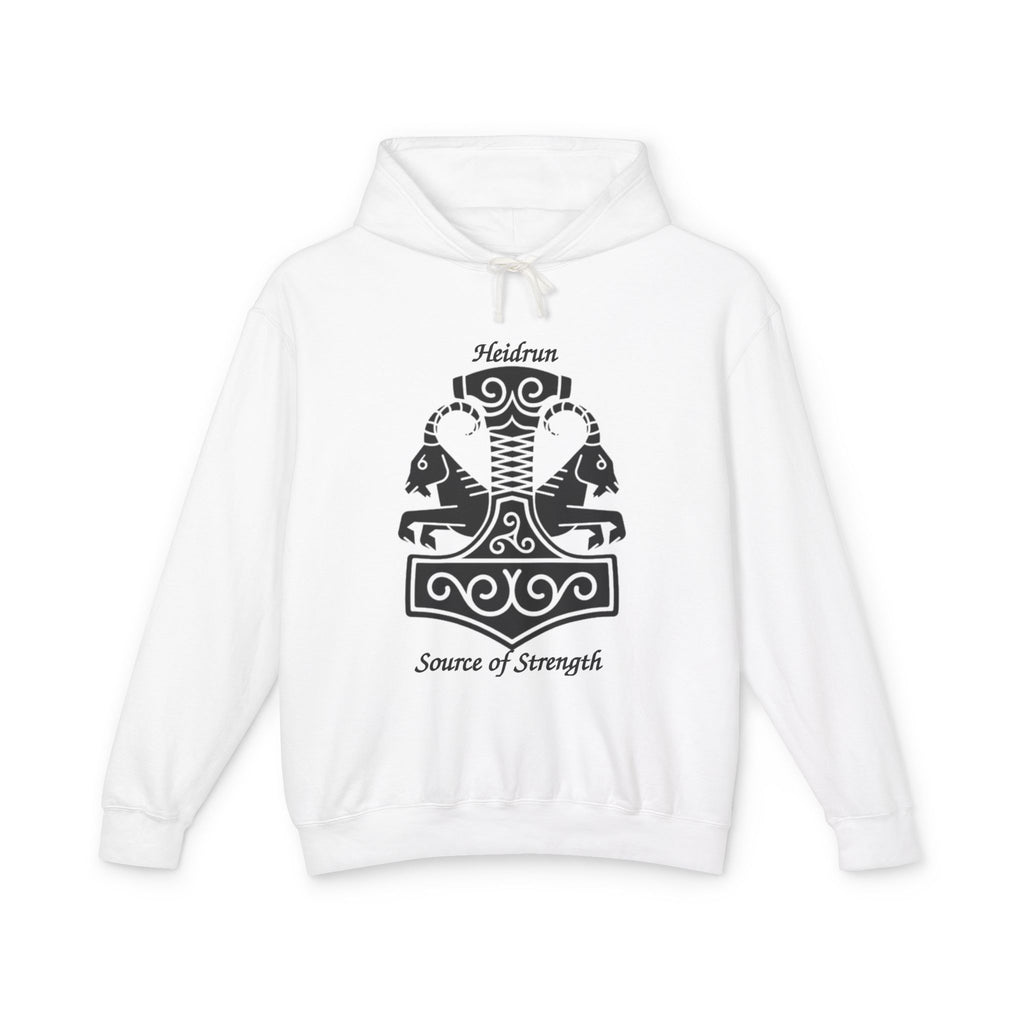 Heidrun 'Source of Strength' Viking Mjolnir Hoodie