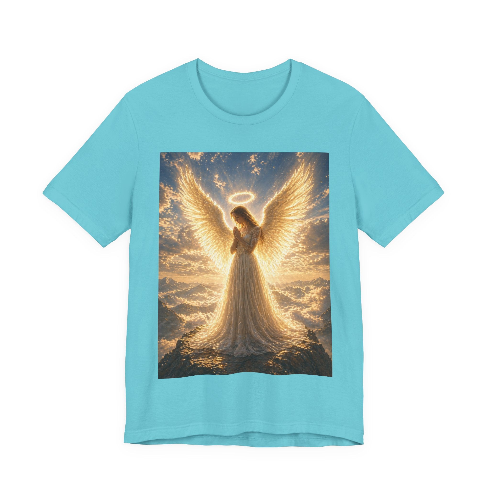 Angle praying Unisex Jersey Short Sleeve Tee