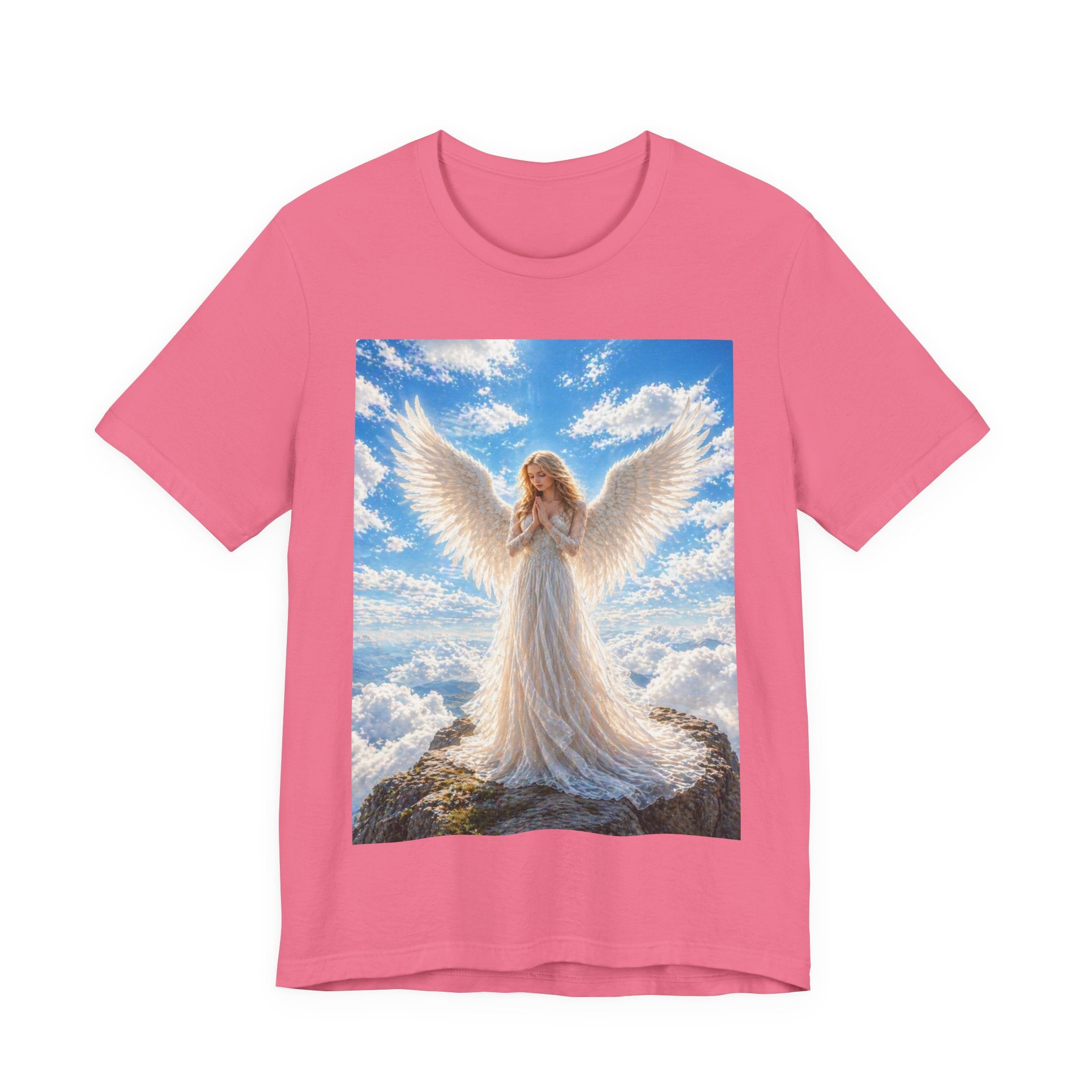 Angel Wings T-Shirt — Serene Guardian Angel Graphic Tee