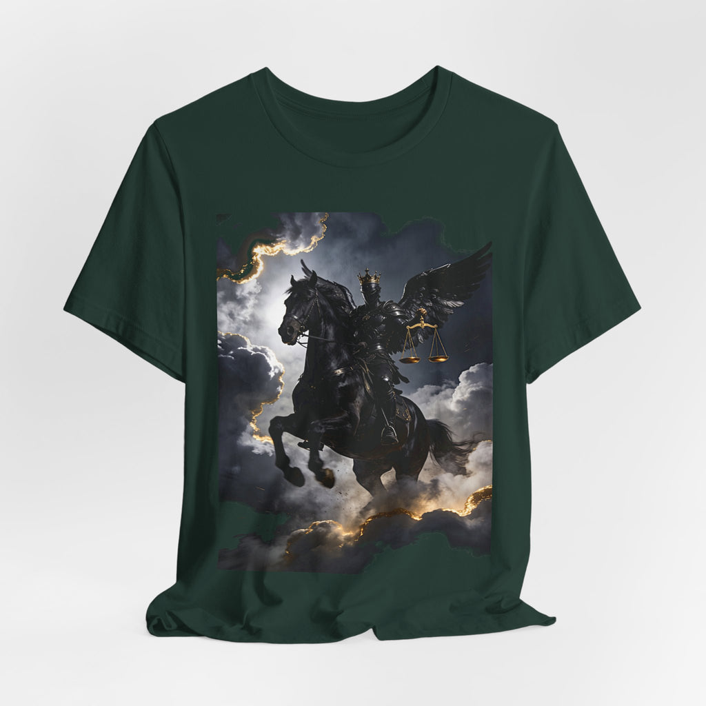 The black horse from Revelation 6:5-6 One of four T-shirt