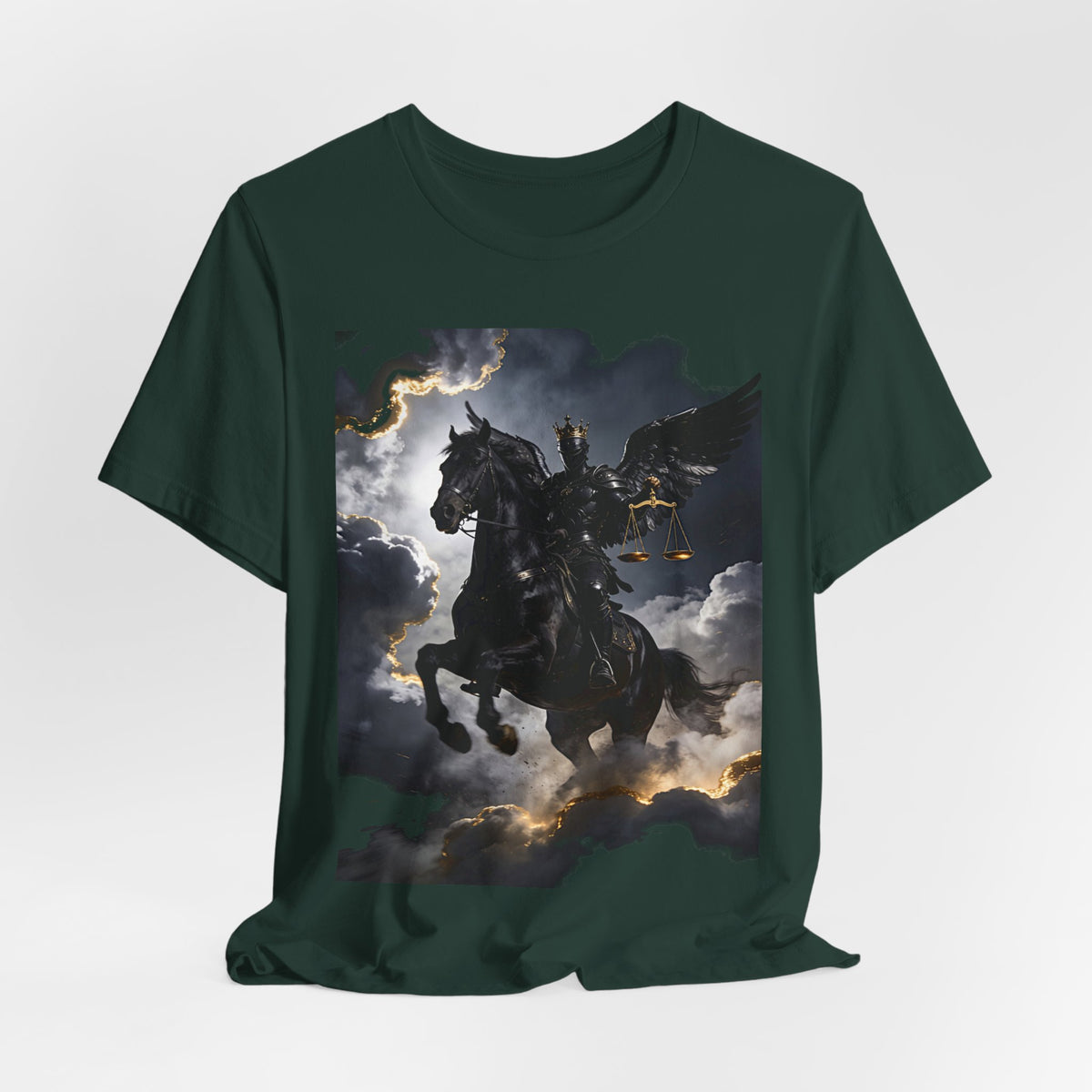 The black horse from Revelation 6:5-6 One of four T-shirt