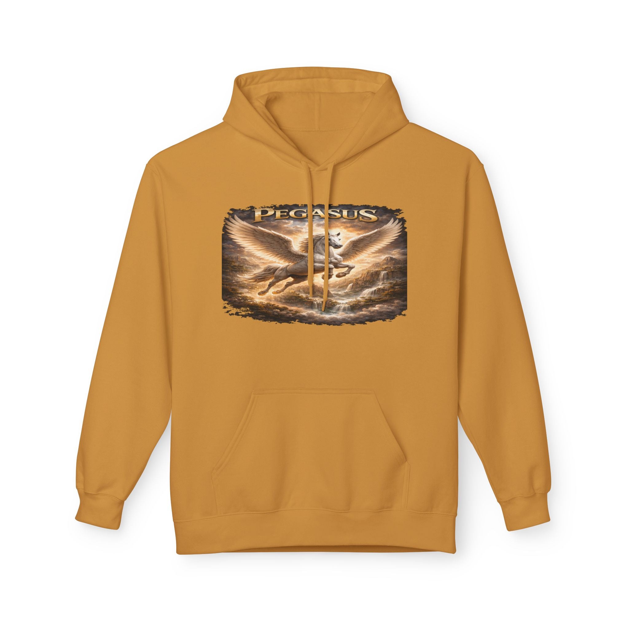 Pegasus Mythic Hoodie — Vintage Flying Horse Graphic