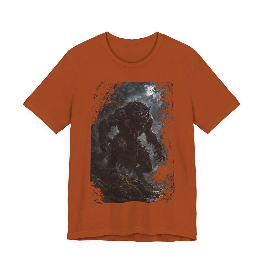 Were wolf in Dark Forest -A Mythocal Monster from the past! Graphic Tee