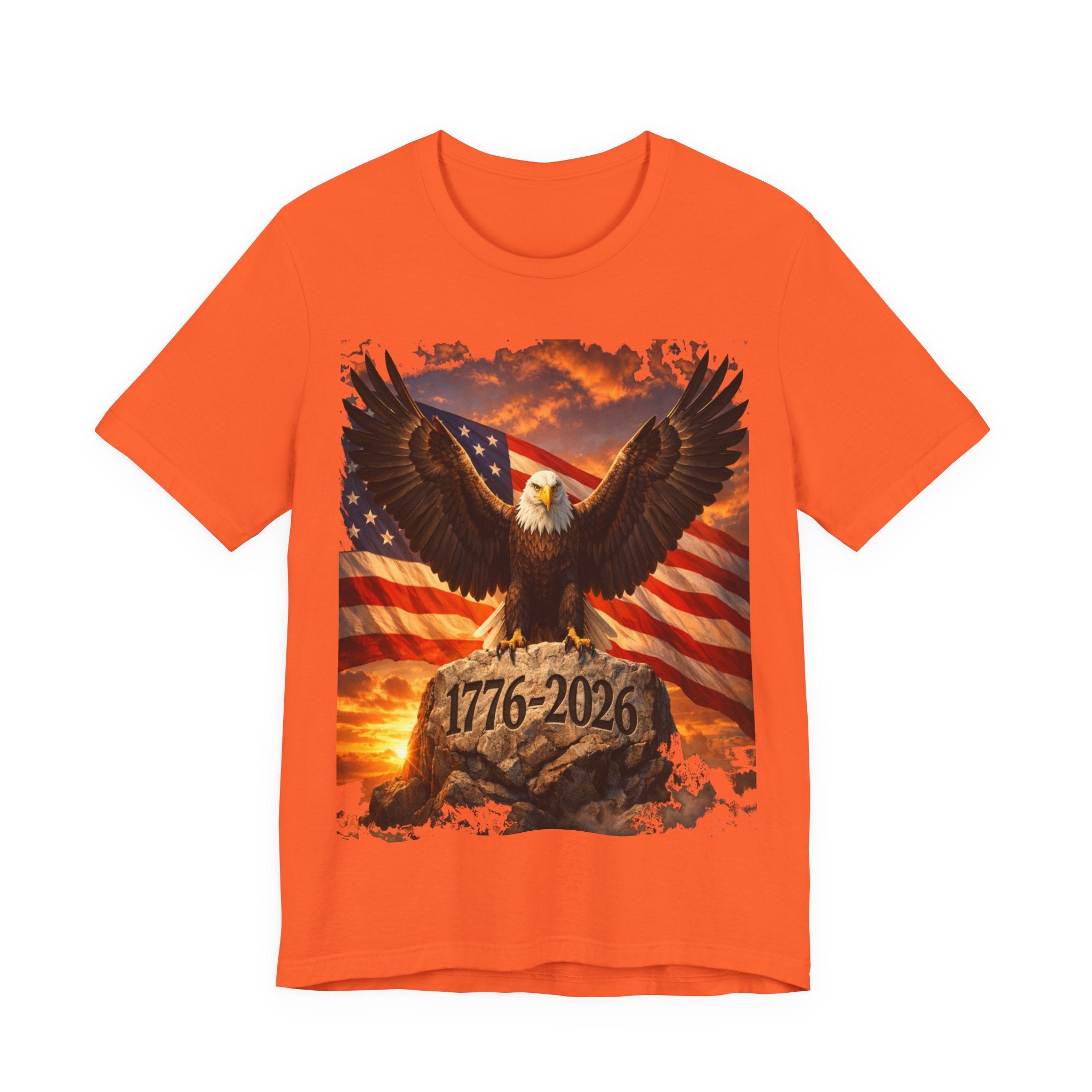 1776–2026 Eagle & American Flag T‑Shirt — Patriotic Independence Day Tee