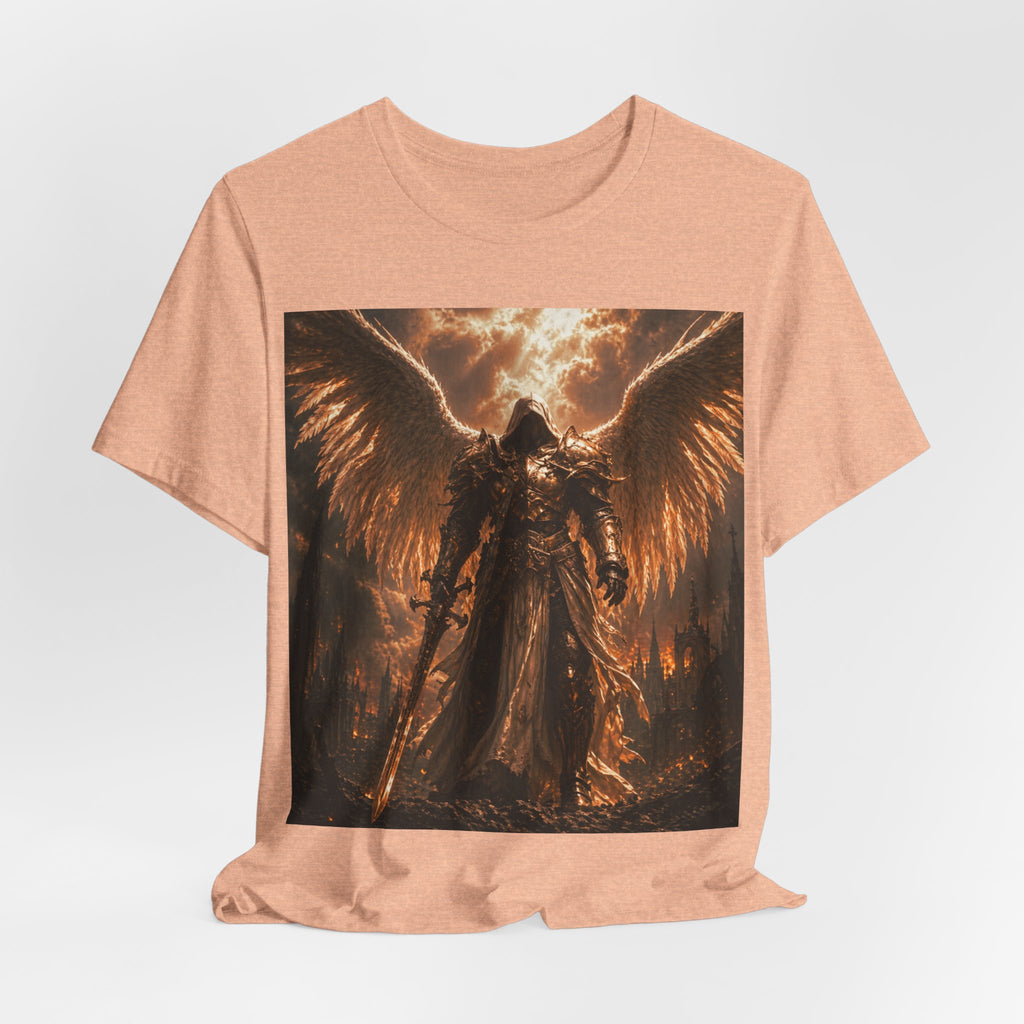 Guaredain Angle -Unisex Jersey Short Sleeve Tee -Warrior of God