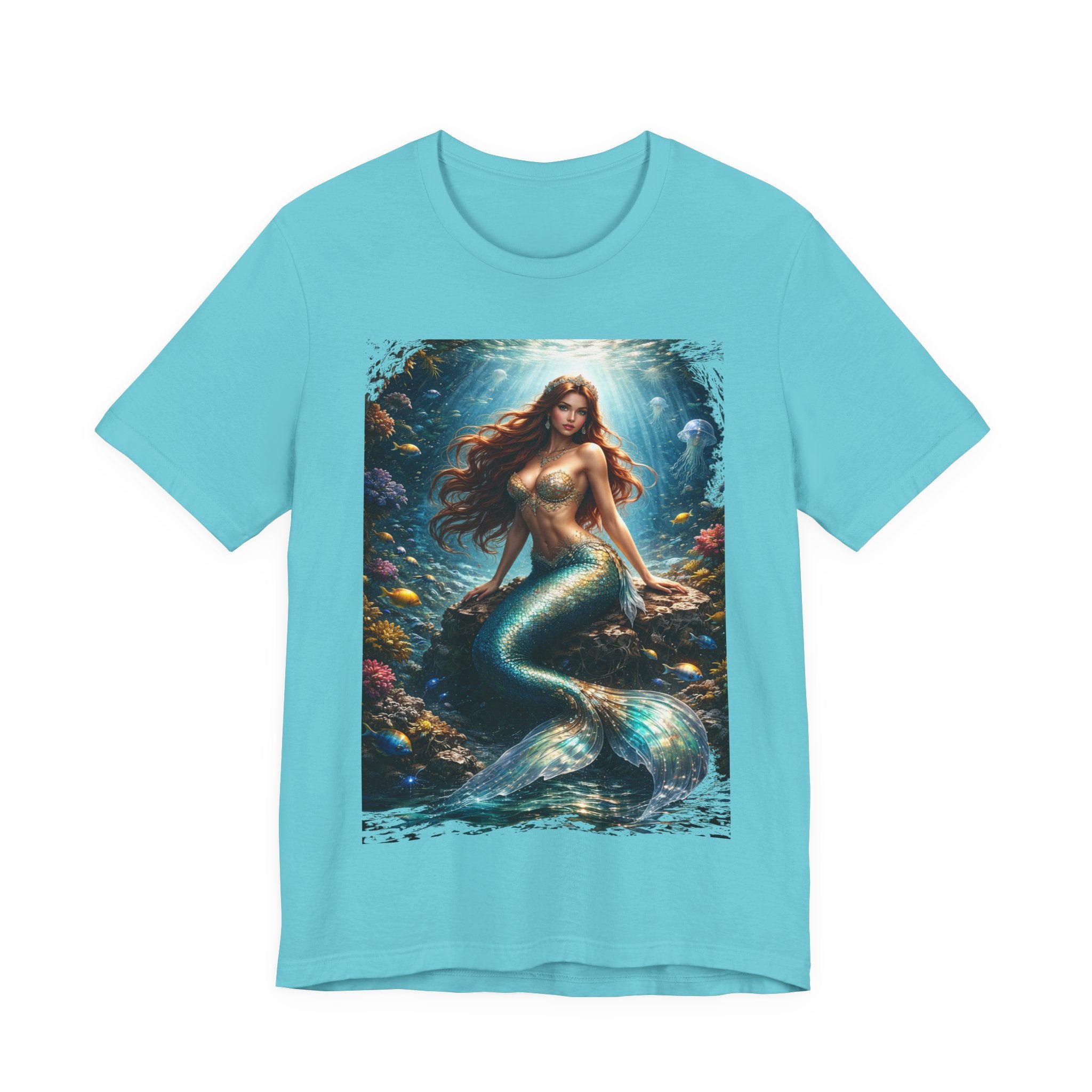 Mermaid Fantasy T-Shirt — Underwater Ocean Siren Graphic Tee