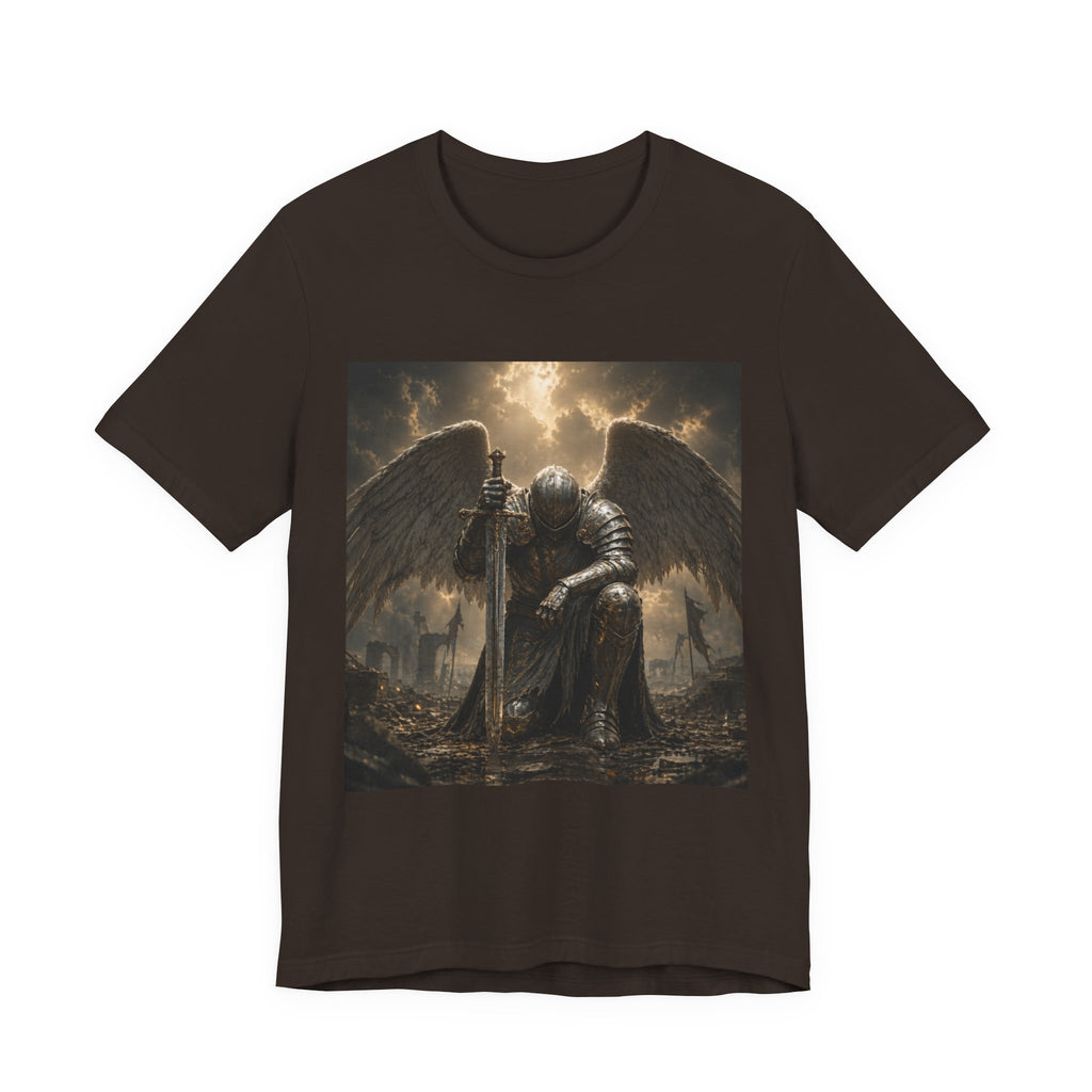 Angel Knight T-Shirt — Gothic Dark  Armor Tee