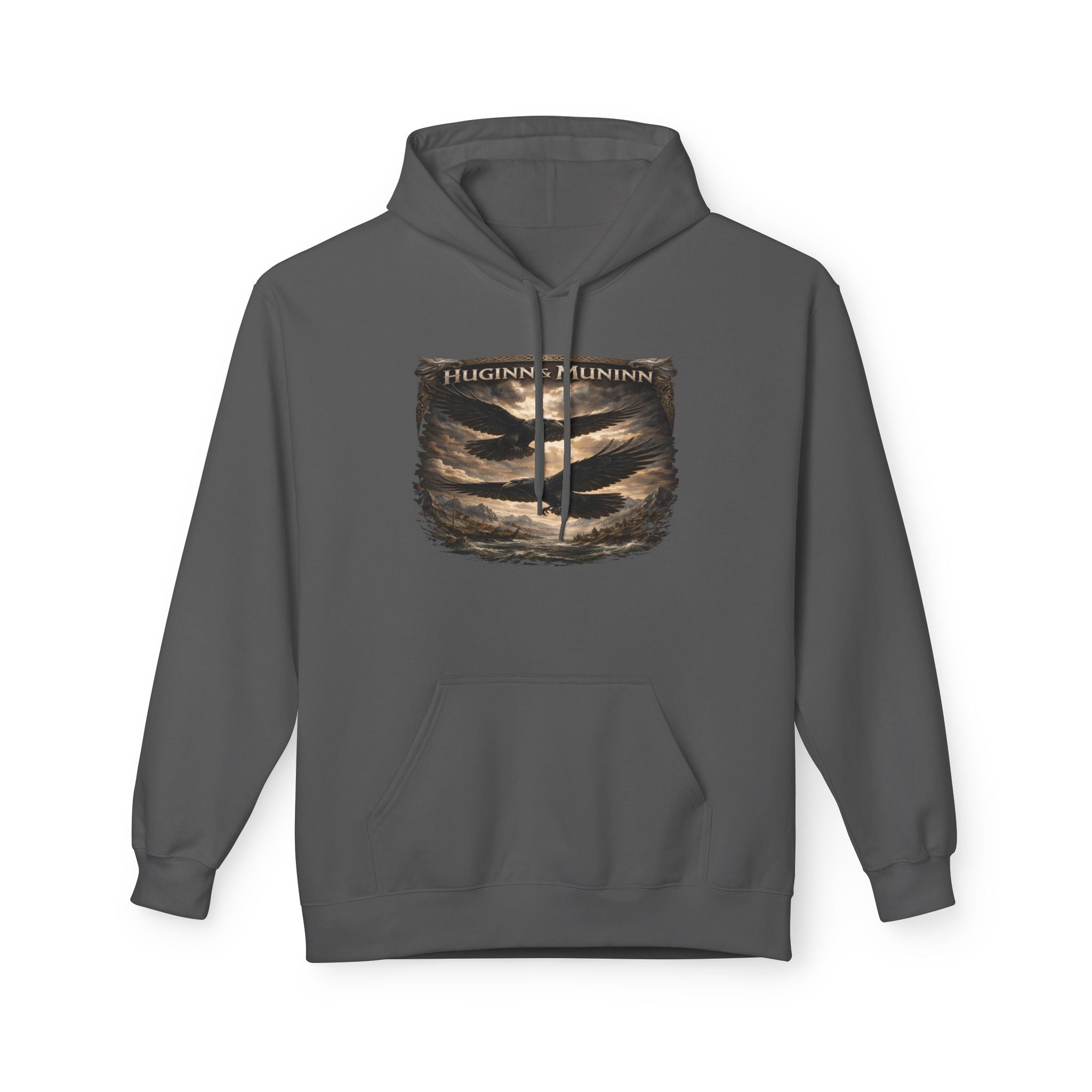 Huginn and Muninn – The Twin Ravens of Odin -cotton Pullover