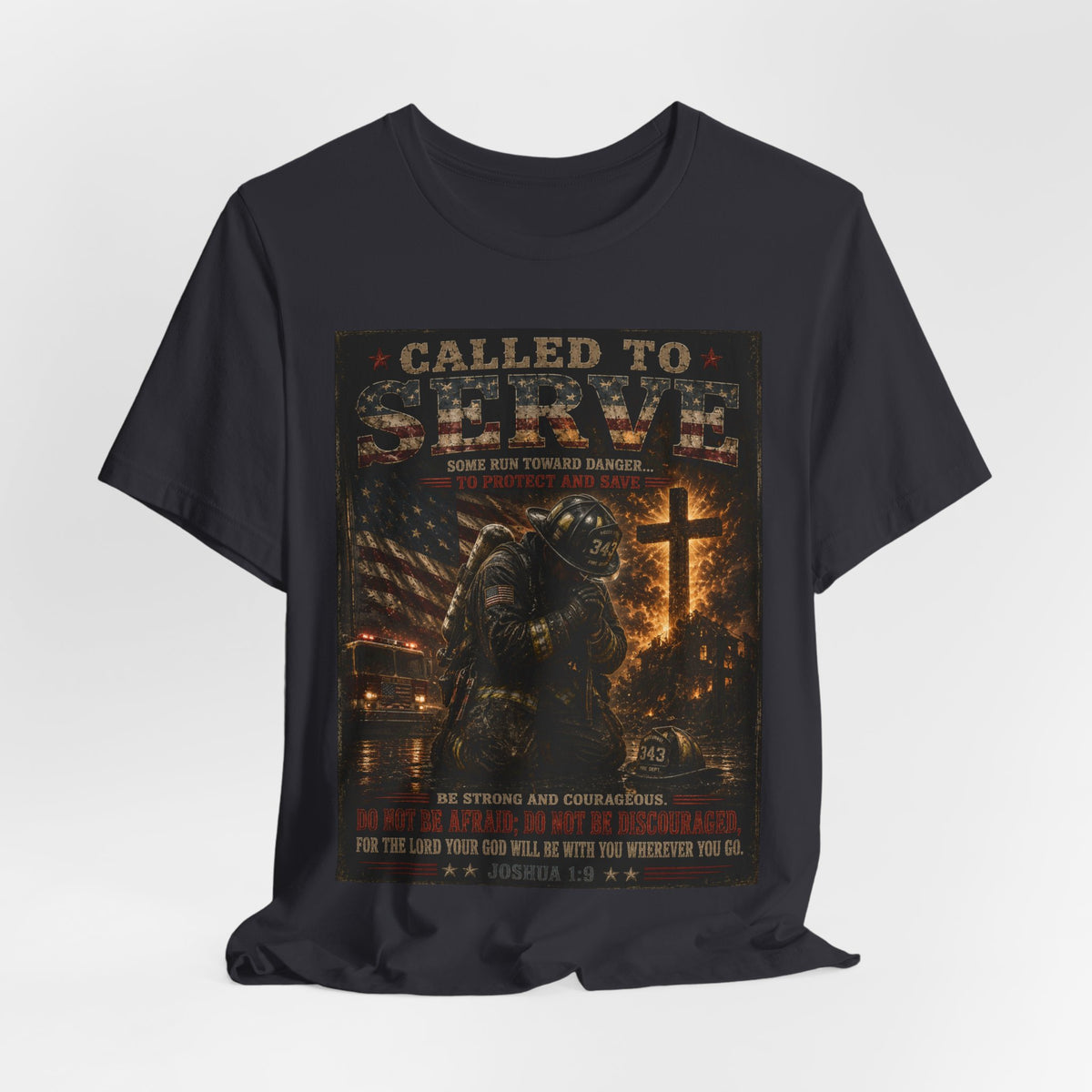 Called to Serve Graphic Tee — Military Christian Prayer T-Shirt