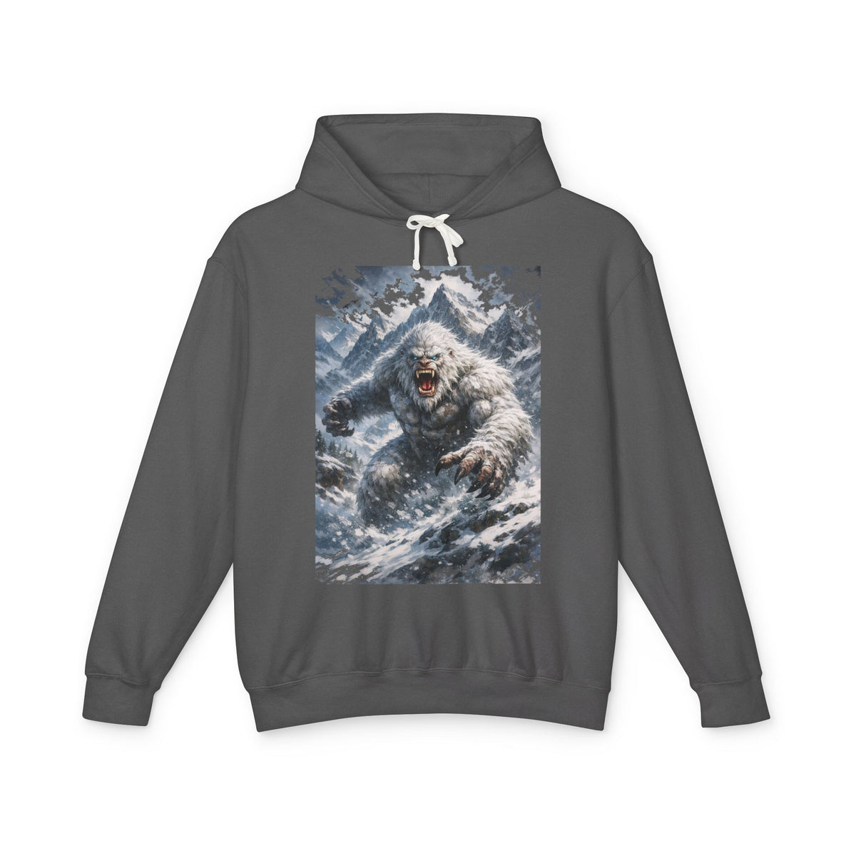 Yeti Storm Hoodie — Vintage Mountain Sasquatch Graphic Sweatshirt