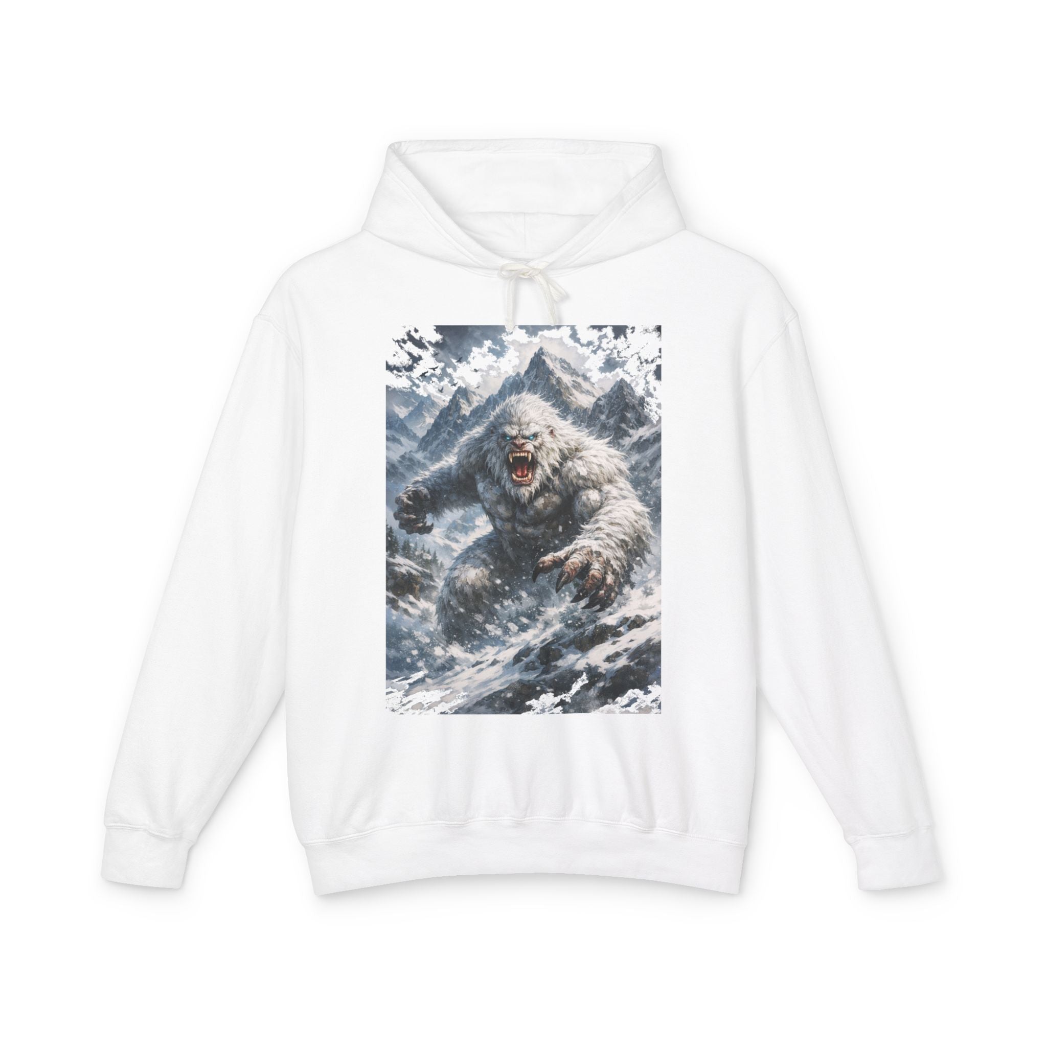 Yeti Storm Hoodie — Vintage Mountain Sasquatch Graphic Sweatshirt