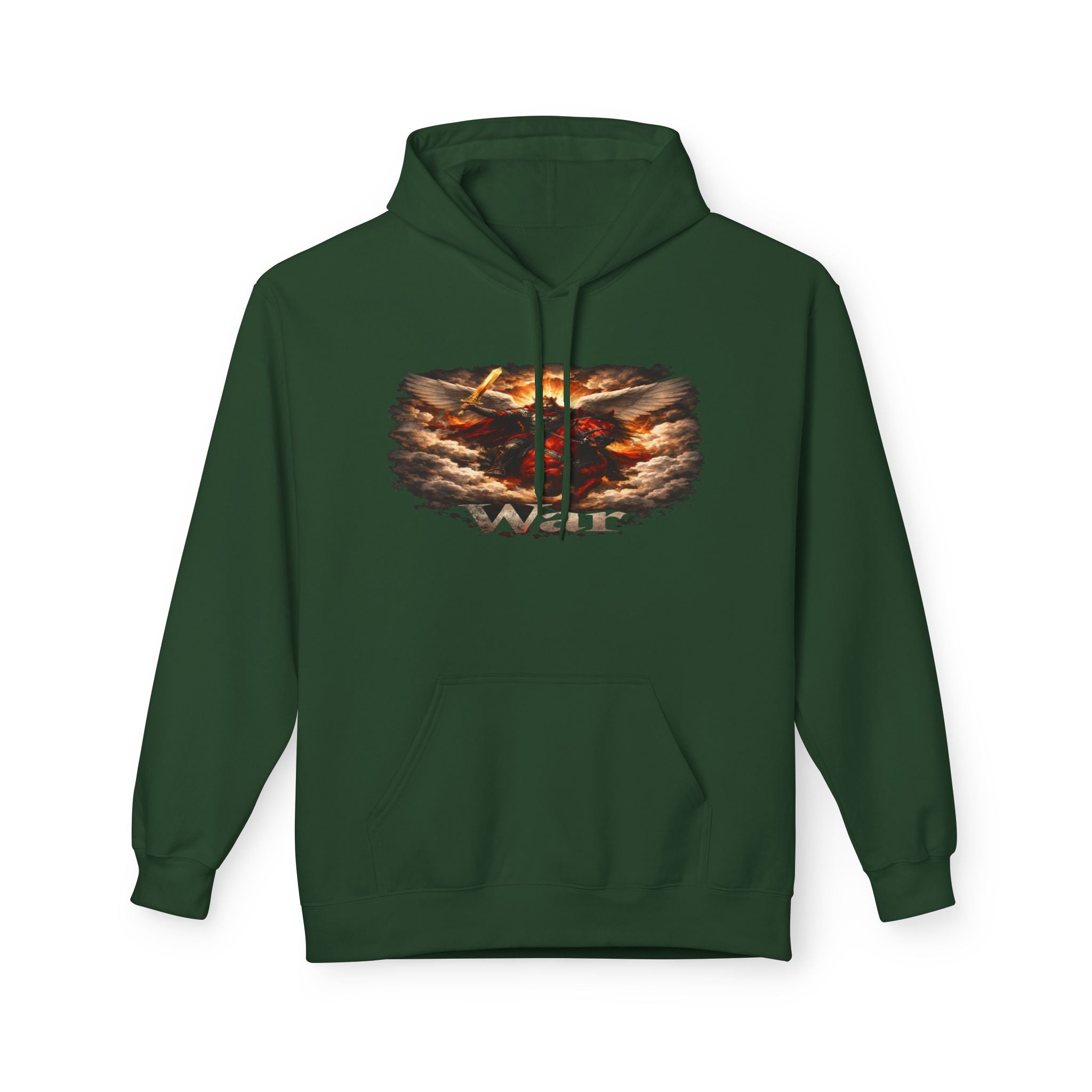 The red horse from Revelation 6:3-4 the horseman of war the second seal opened by the Lamb if God- Graphic Pullover