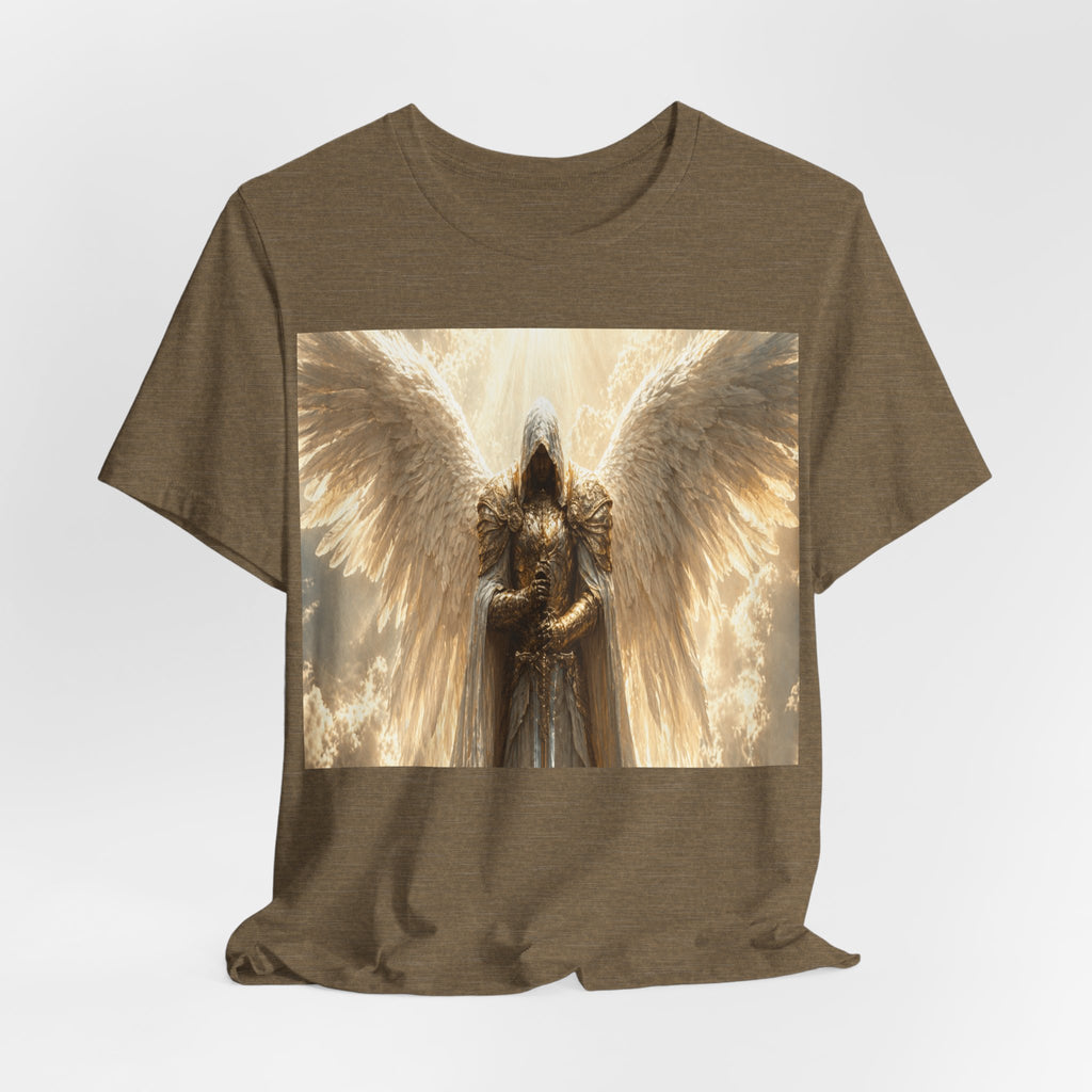 Guardian Angel Graphic Tee — Golden Archangel Design