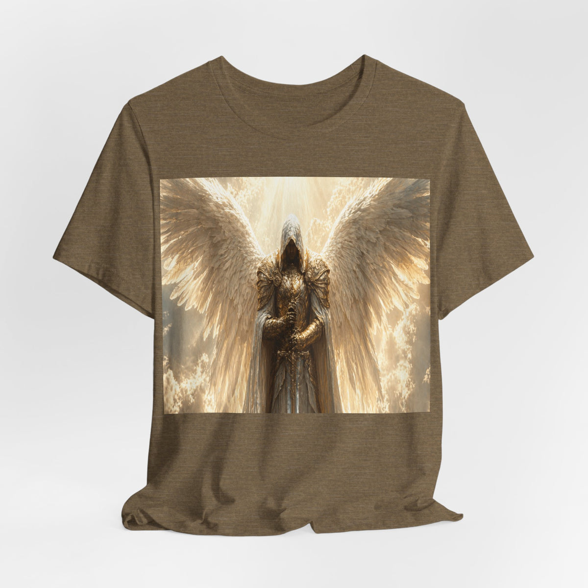 Guardian Angel Graphic Tee — Golden Archangel Design