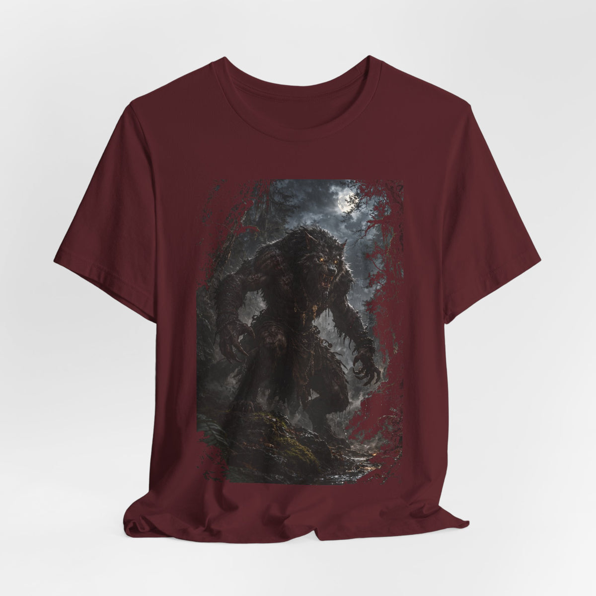 Were wolf in Dark Forest -A Mythocal Monster from the past! Graphic Tee