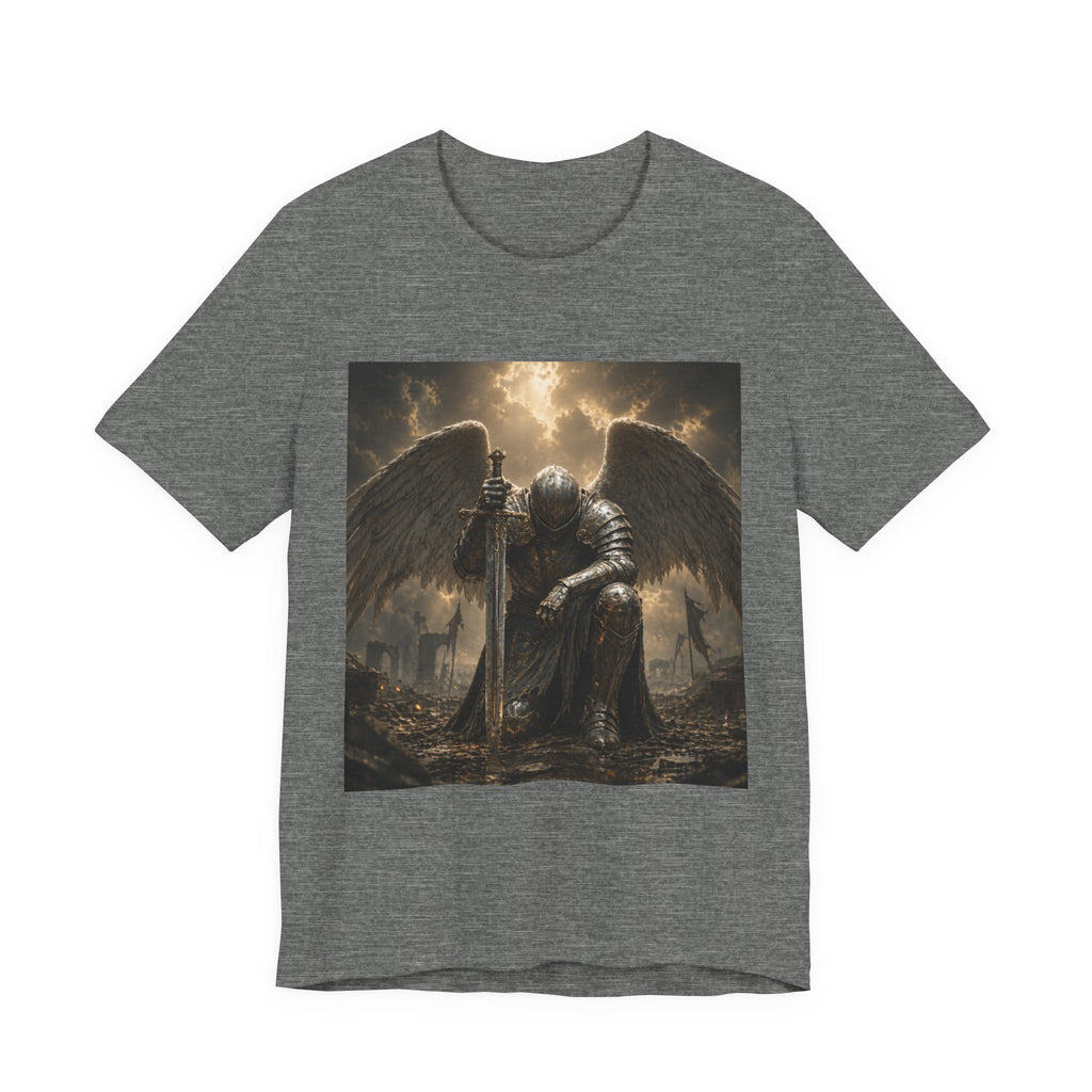 Angel Knight T-Shirt — Gothic Dark  Armor Tee