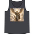 Angel Warrior Tank Top — Heavenly Sword & Shield Graphic Concert Tank