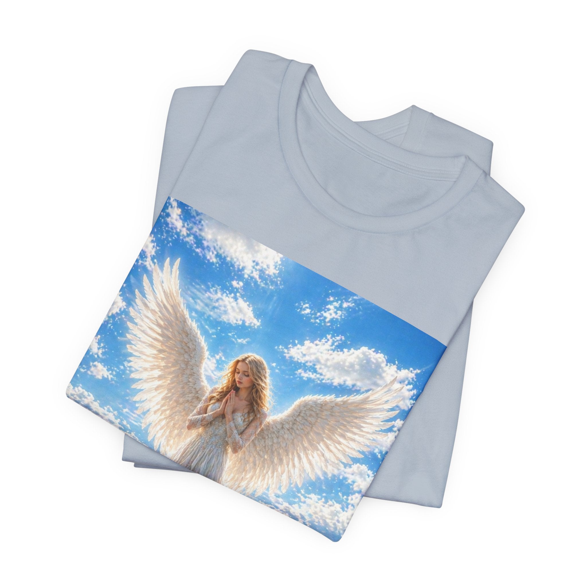 Angel Wings T-Shirt — Serene Guardian Angel Graphic Tee
