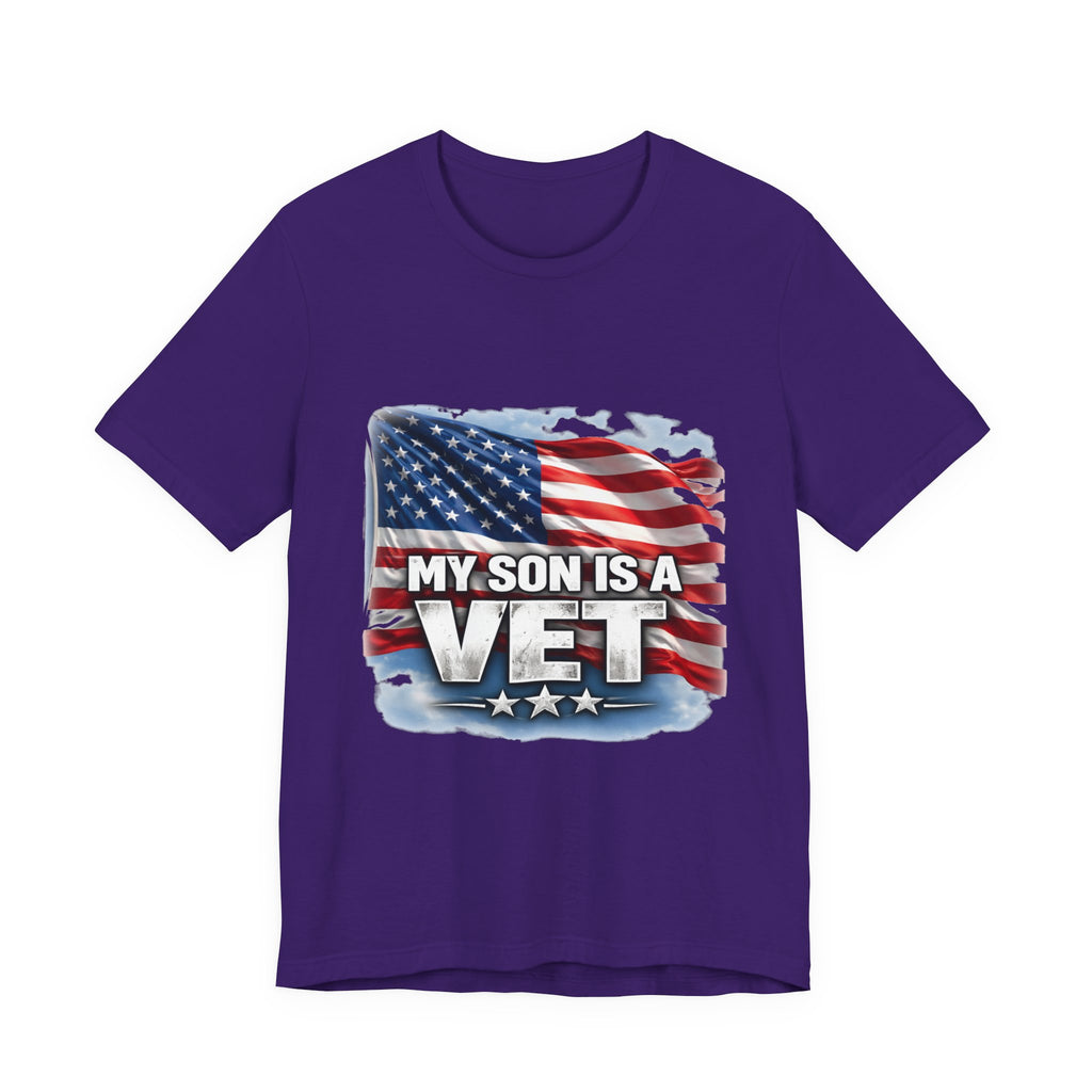 My Son is a vet!  Unisex Jersey Short Sleeve Tee