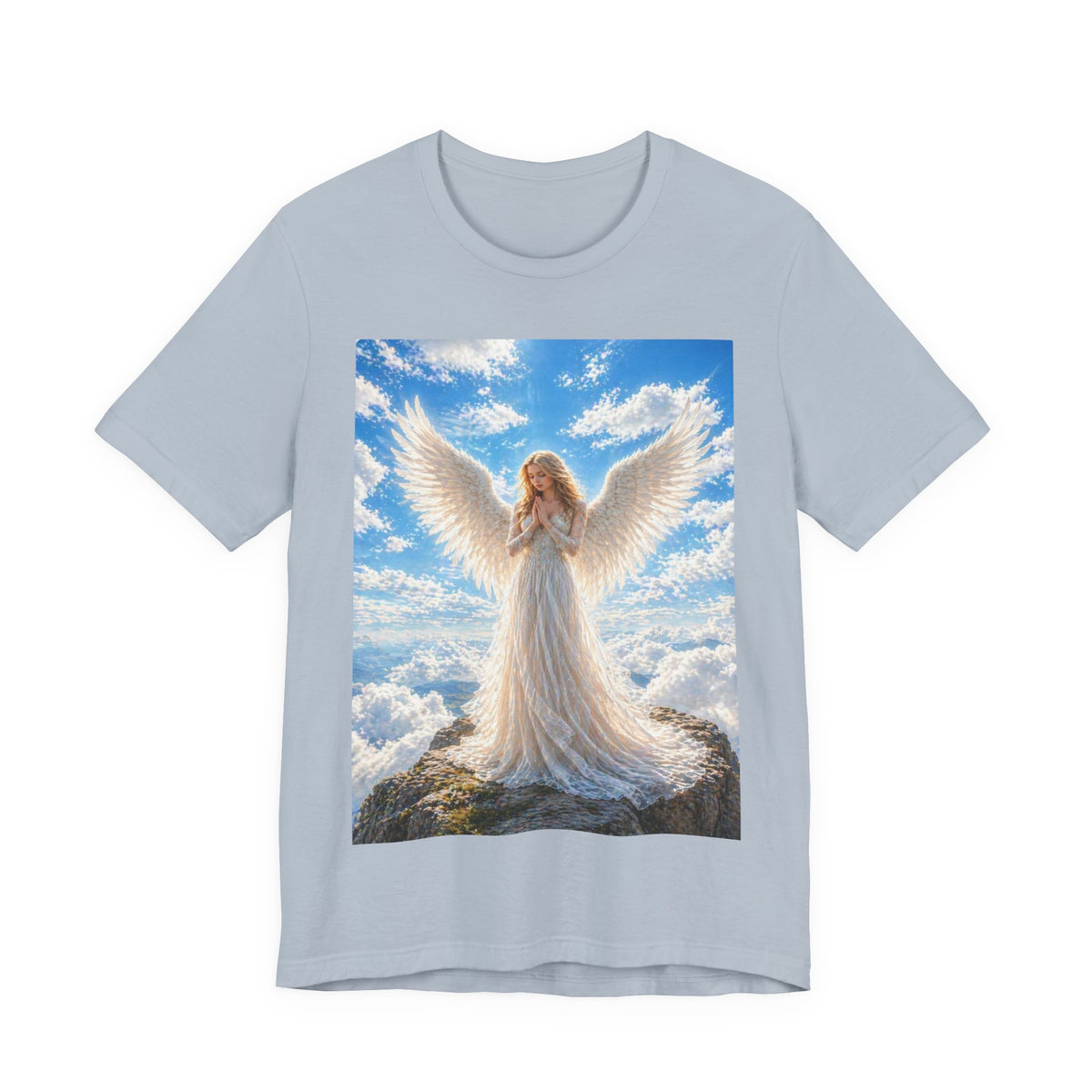 Angel Wings T-Shirt — Serene Guardian Angel Graphic Tee
