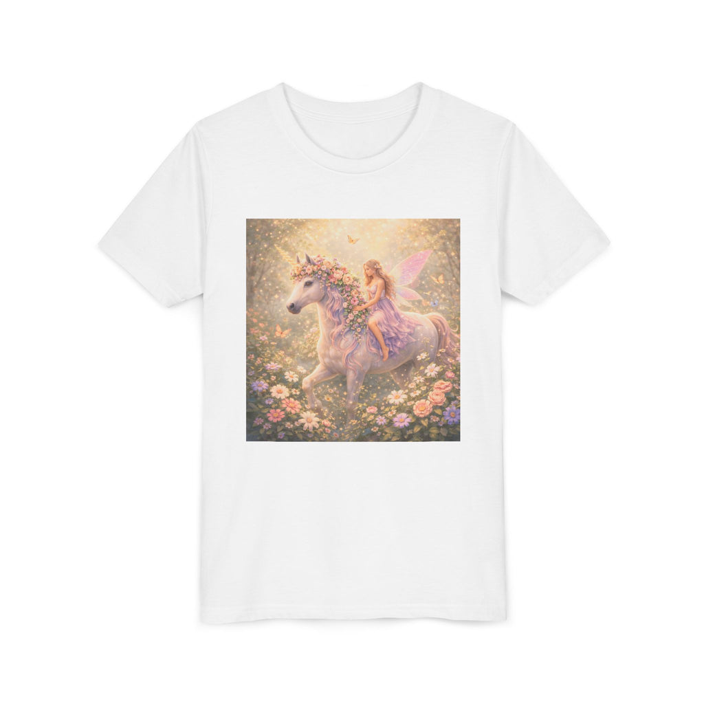 Youth Tee — Magical Unicorn Fairy Ride Kids T‑Shirt