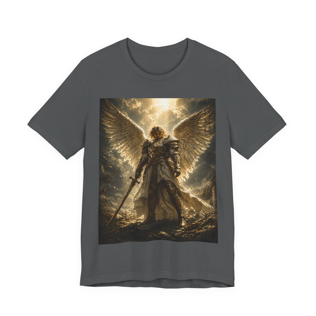 Angel Warrior Graphic Tee — Celestial Armor Archangel T-Shirt