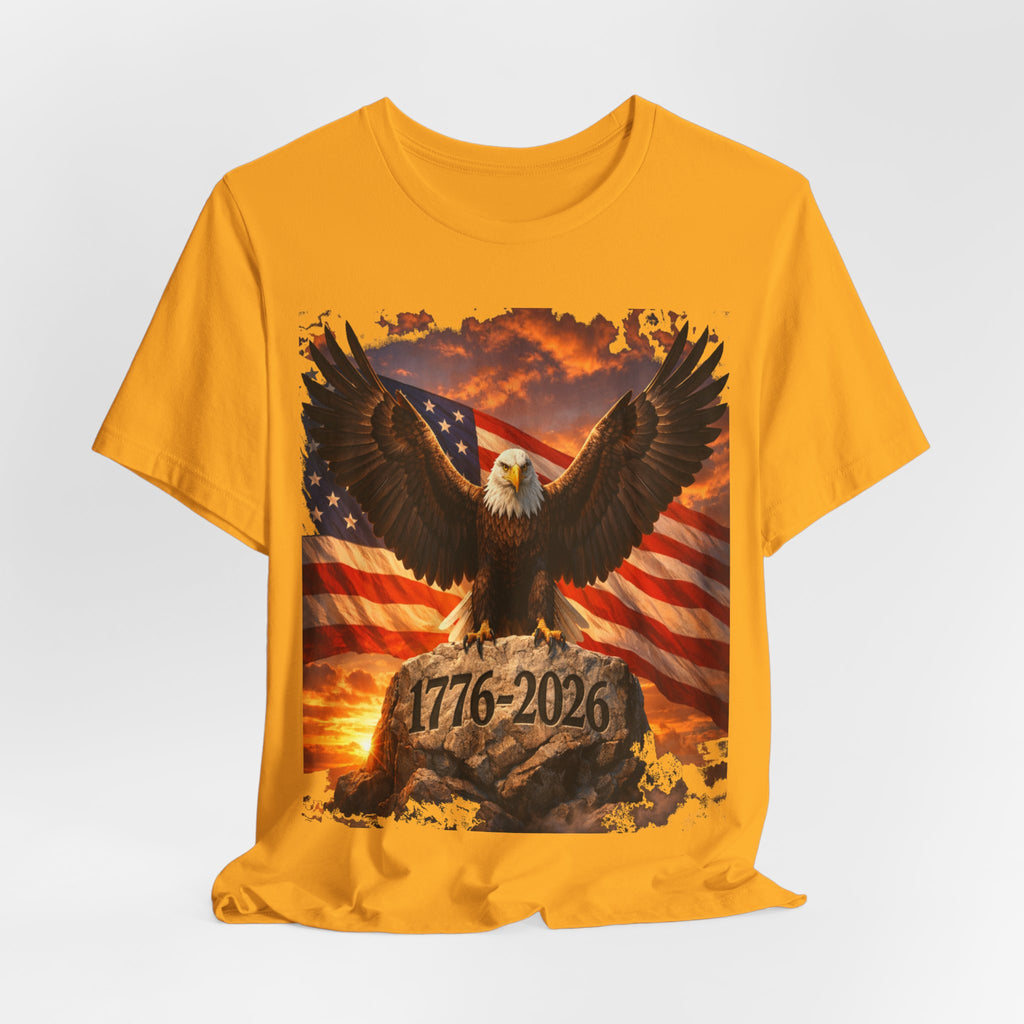 1776–2026 Eagle & American Flag T‑Shirt — Patriotic Independence Day Tee