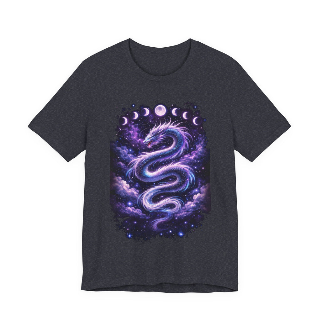 Mystic Moon Dragon T-Shirt — Cosmic Lunar Phases Tee