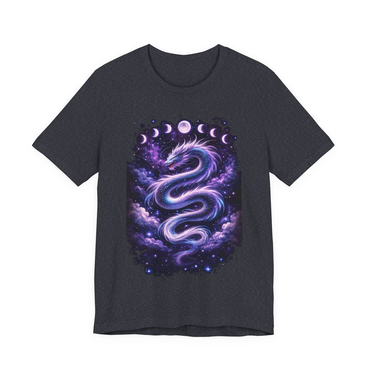 Mystic Moon Dragon T-Shirt — Cosmic Lunar Phases Tee
