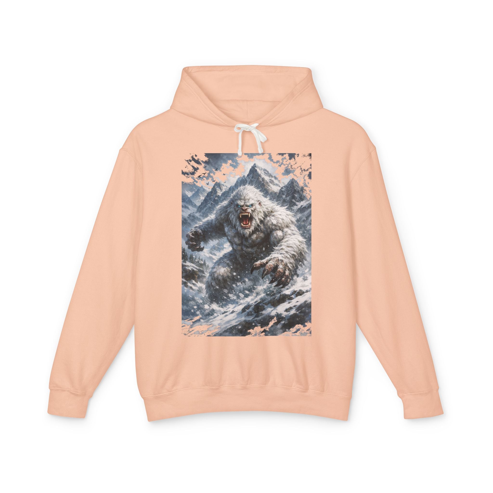 Yeti Storm Hoodie — Vintage Mountain Sasquatch Graphic Sweatshirt