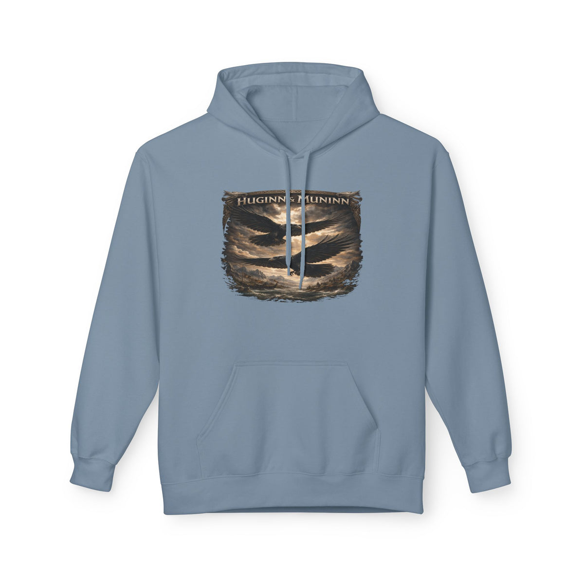 Huginn and Muninn – The Twin Ravens of Odin -cotton Pullover