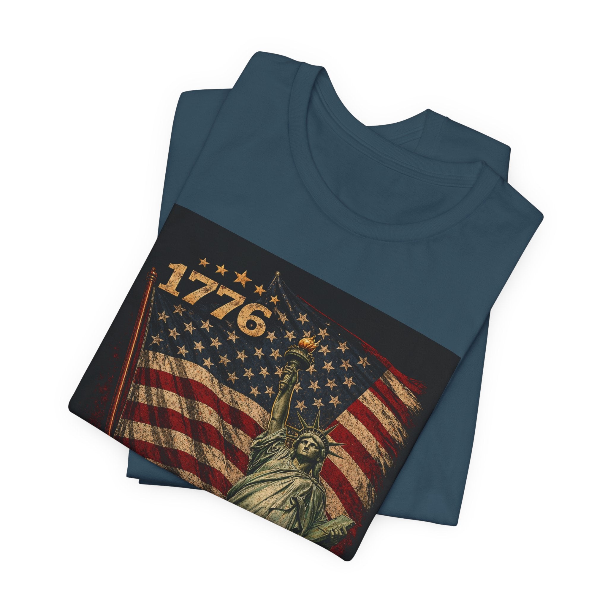 250 Years of Freedom Tee — 1776 Forever Free Statue of Liberty American Flag Shirt