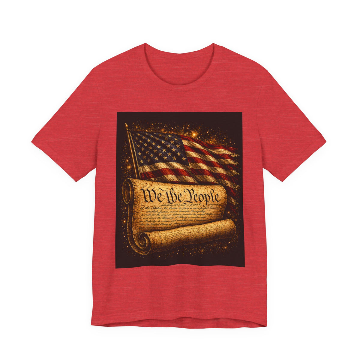 Patriotic "We the People" Constitution T-Shirt — American Flag Independence Day Tee