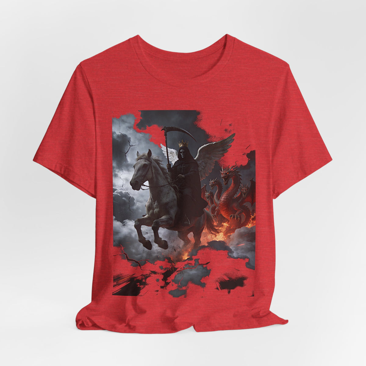 The Pale horse from Revelation 6:7-8-End of Times- Graphic T-Shirt