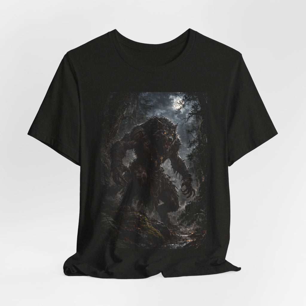 Were wolf in Dark Forest -A Mythocal Monster from the past! Graphic Tee