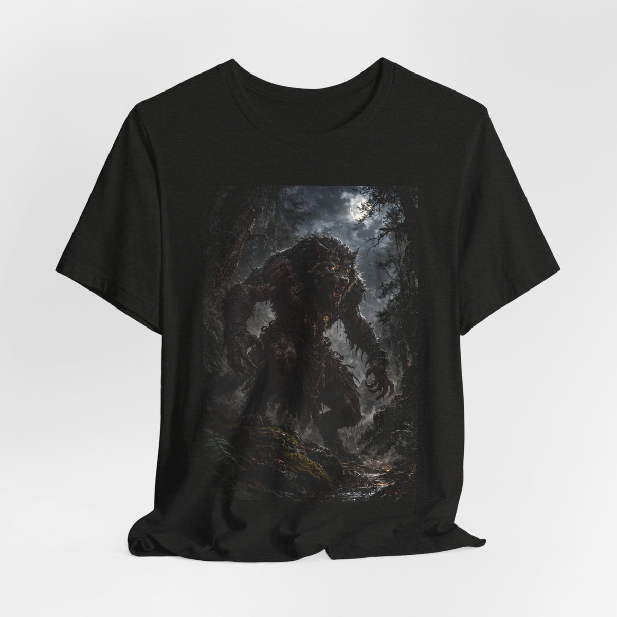 Were wolf in Dark Forest -A Mythocal Monster from the past! Graphic Tee